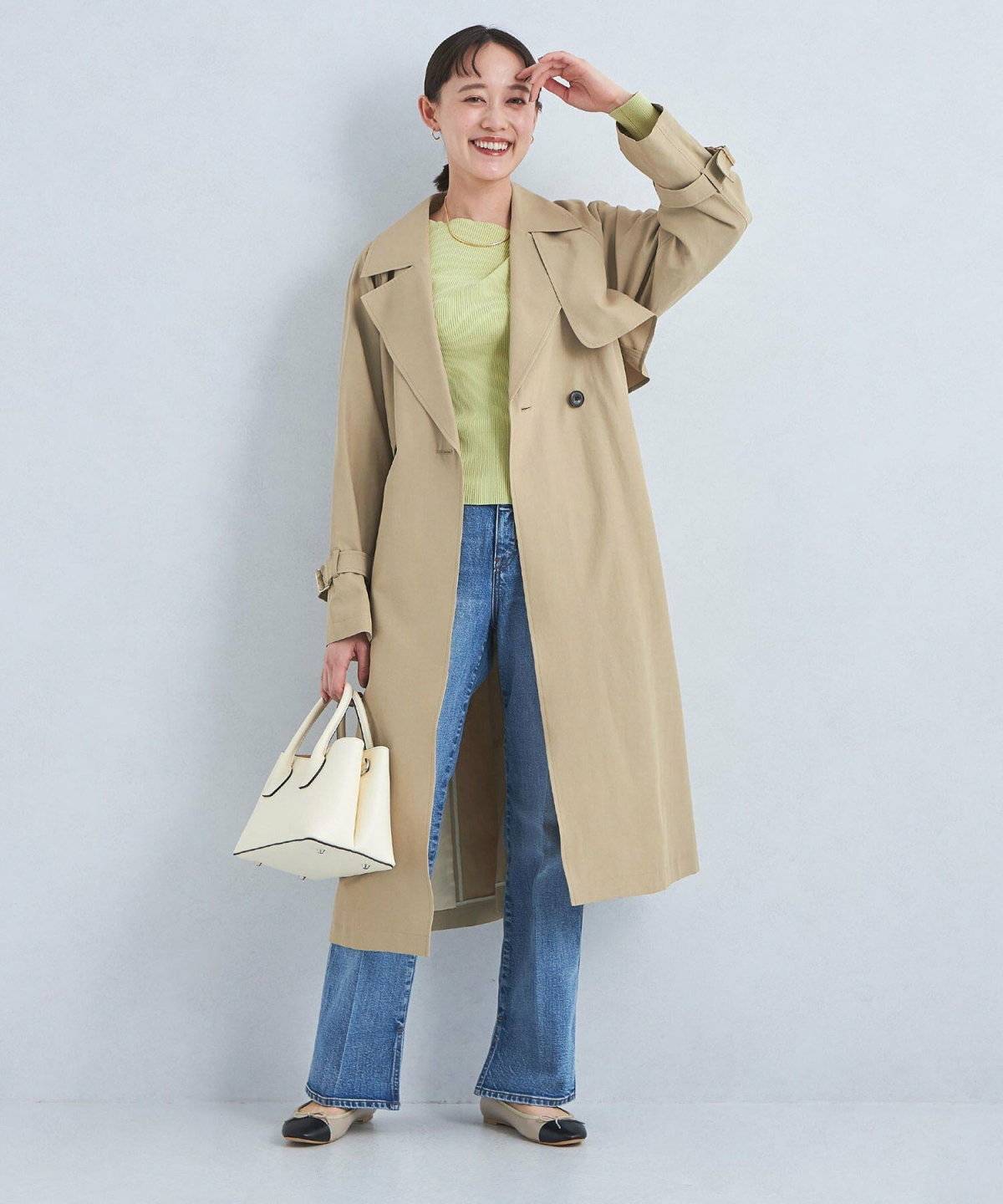 トレンチコートコーデ