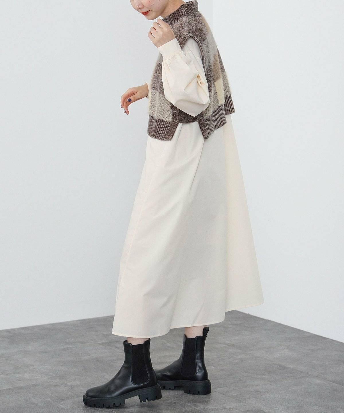 ワンピース×ベストコーデ