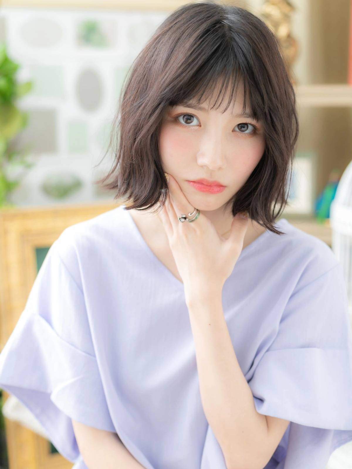 くせ毛風ニュアンスボブ