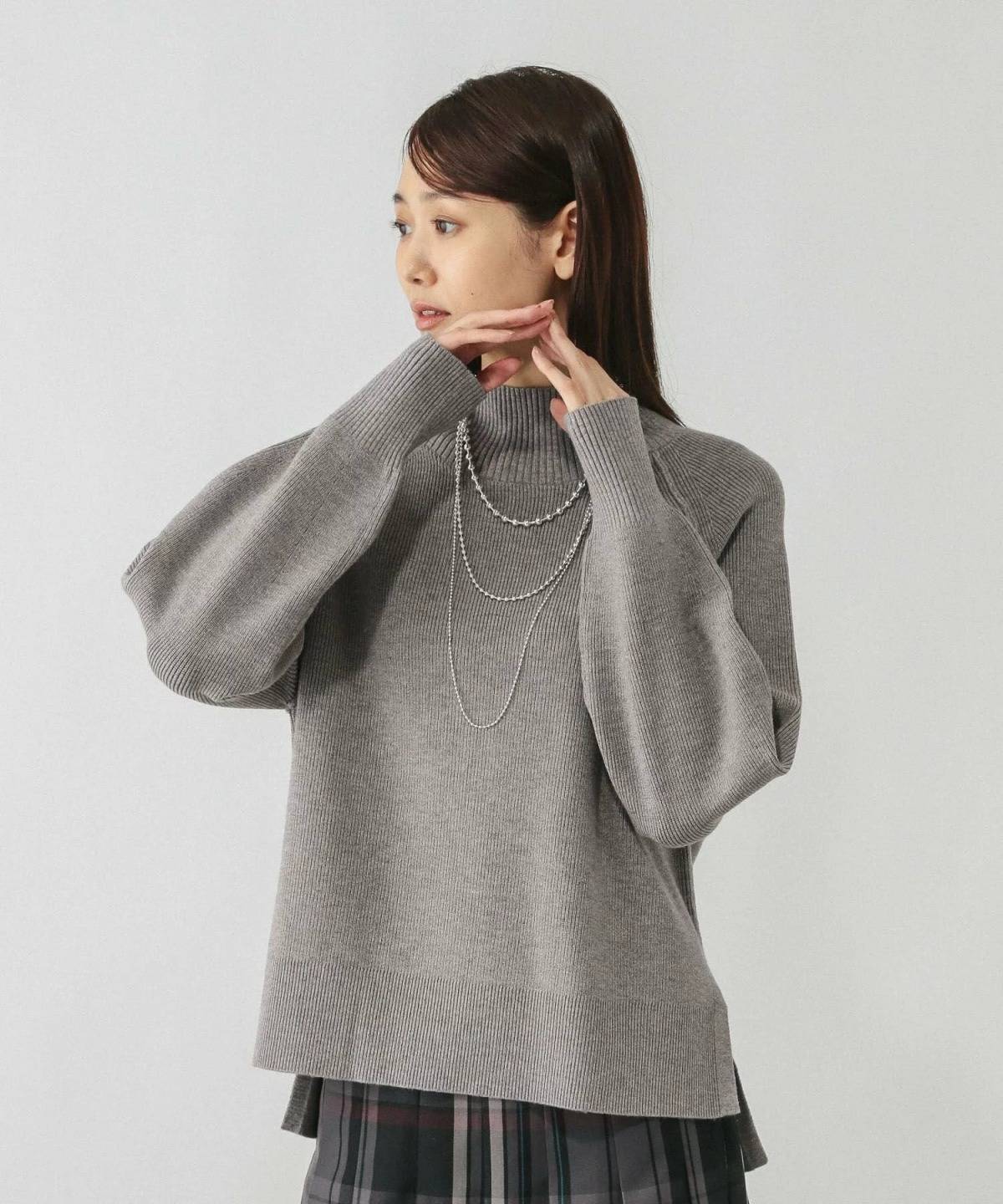 GLOBAL WORK メルティハイネックアゼプルオーバー