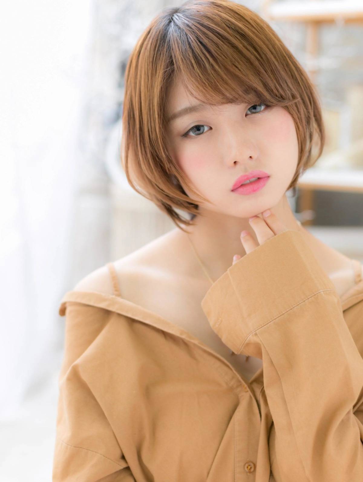 丸みシルエットボブ