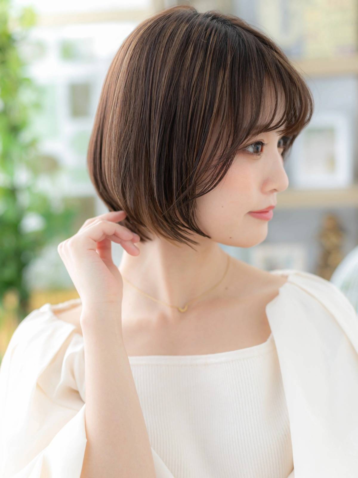 丸みシルエットボブ