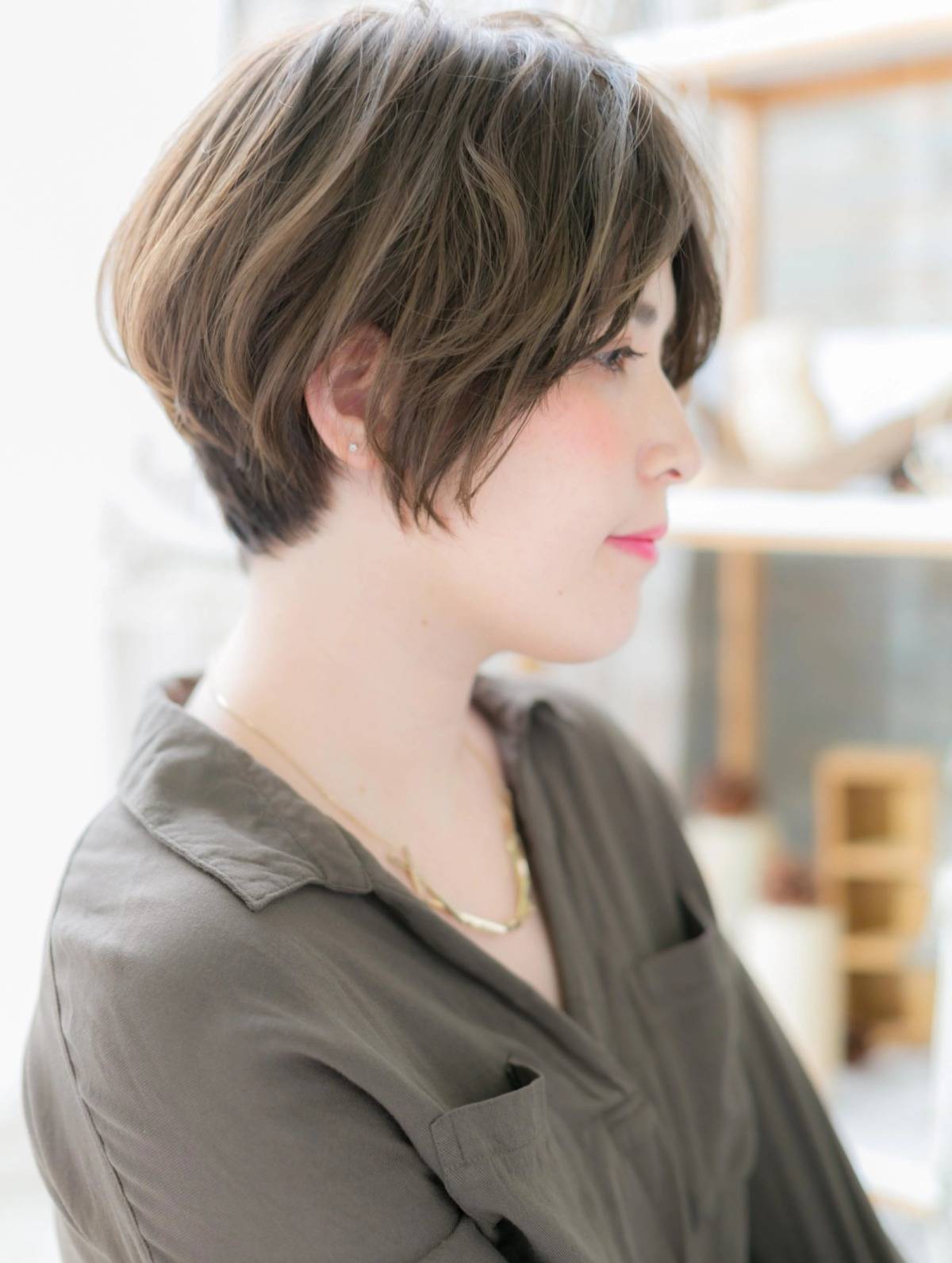 ひし形フレンチボブ