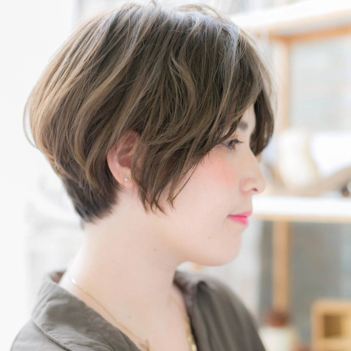 ひし形フレンチボブ