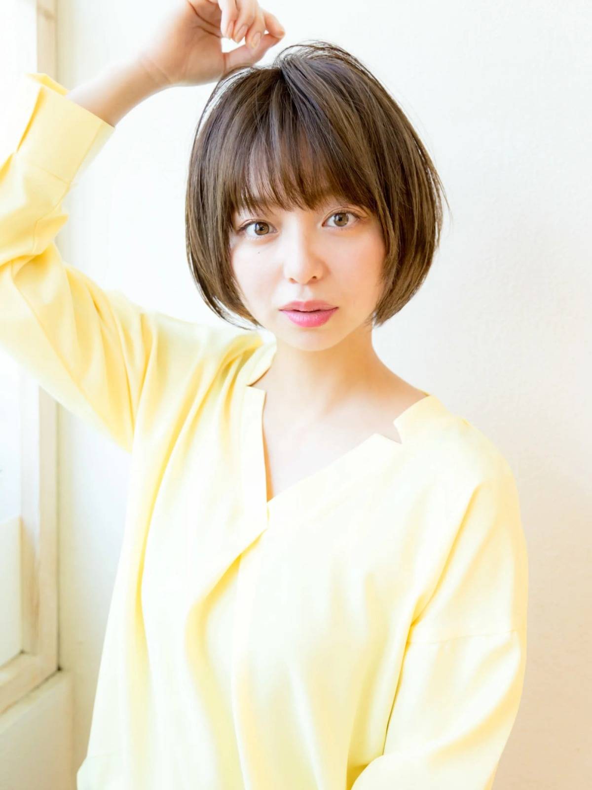 ふんわり丸みボブ