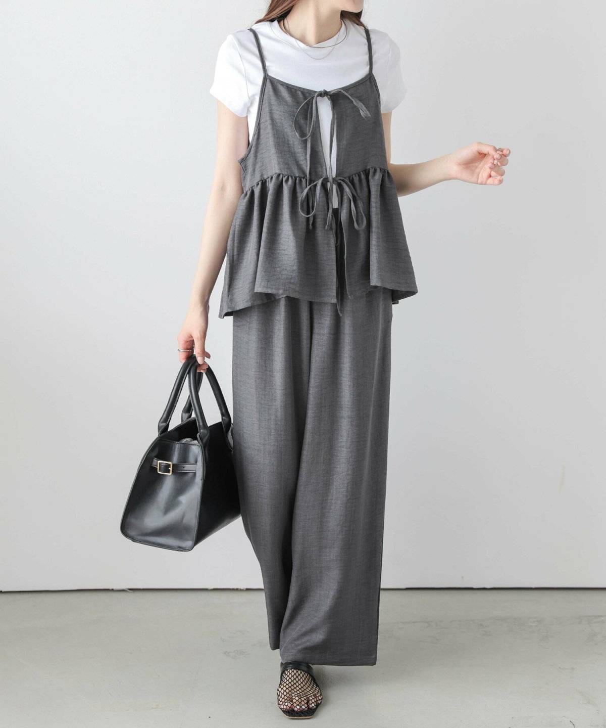 ディズニーコーデの女性