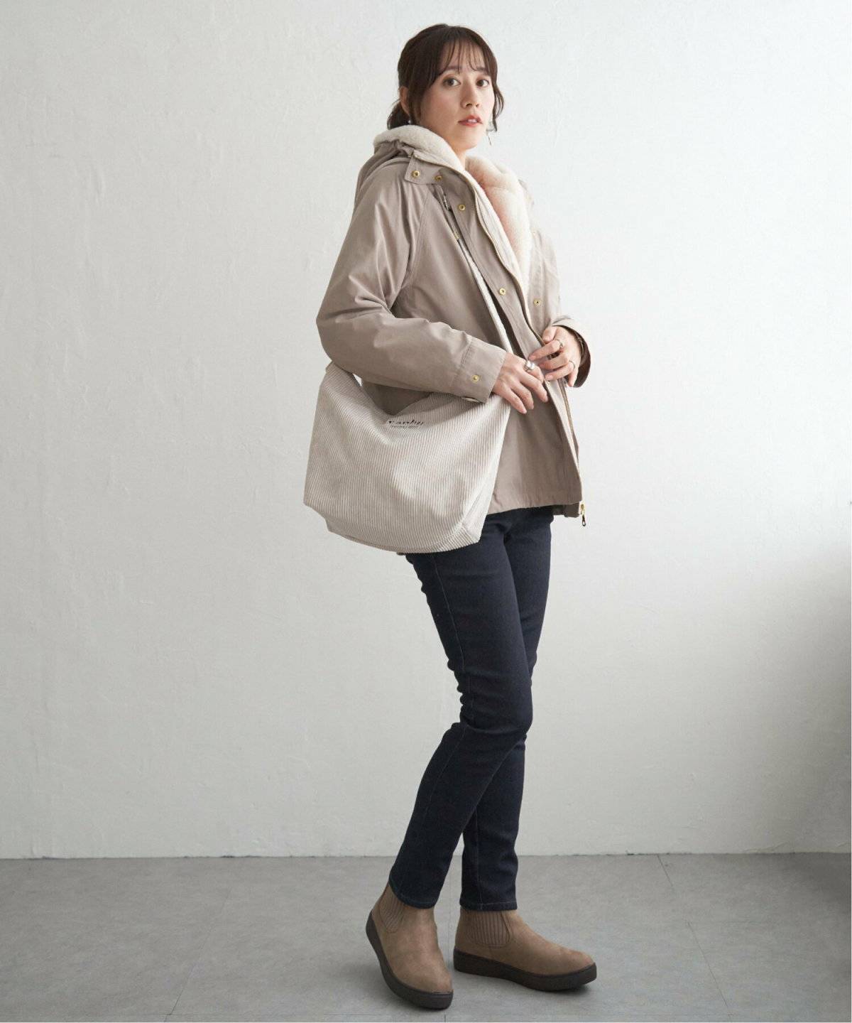 スキニー×ブーツコーデ