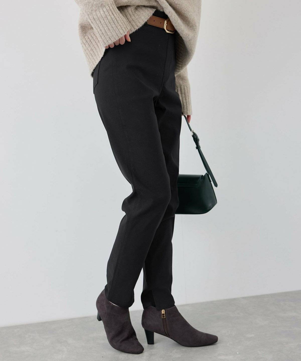 スキニー×ブーツコーデ