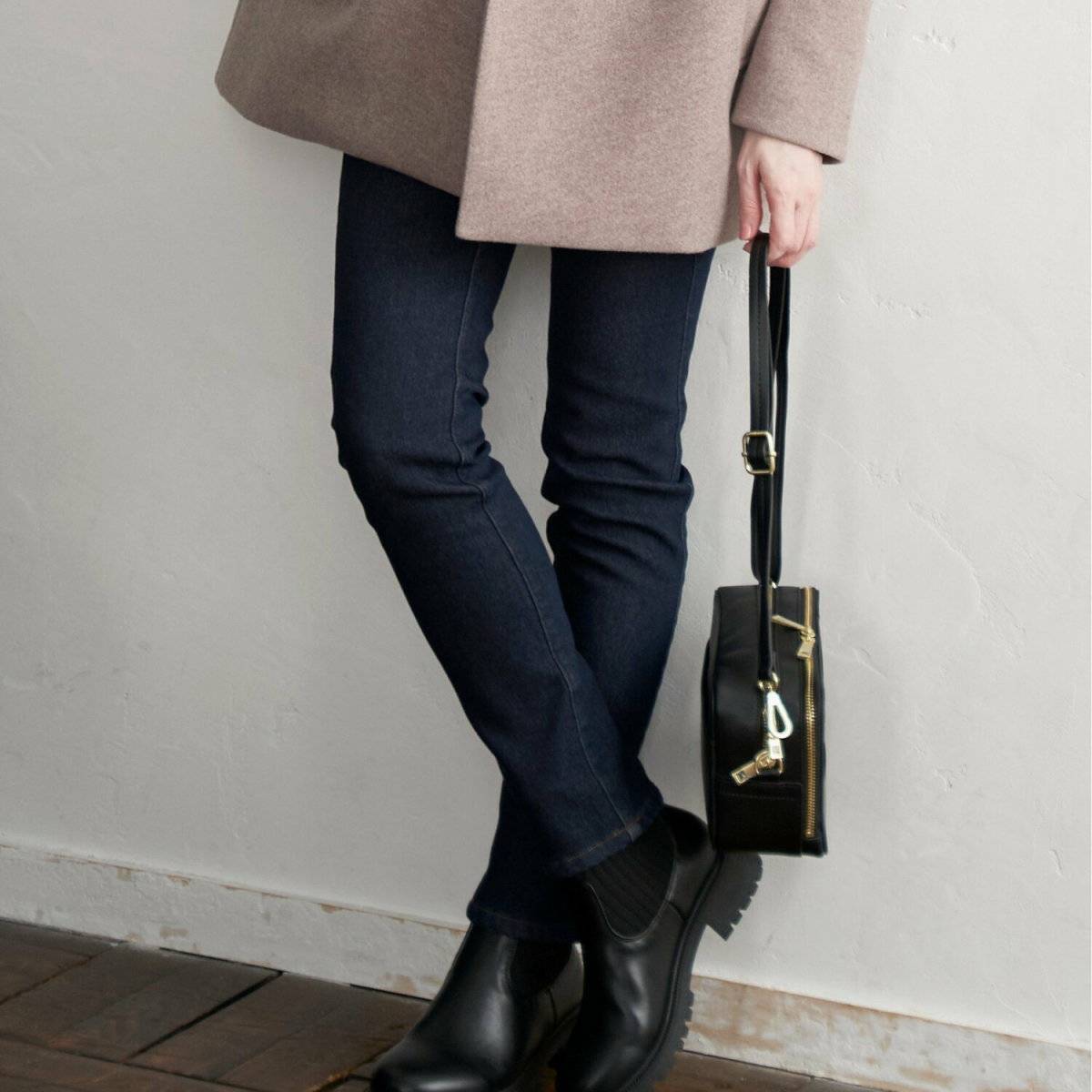 スキニー×ブーツコーデ