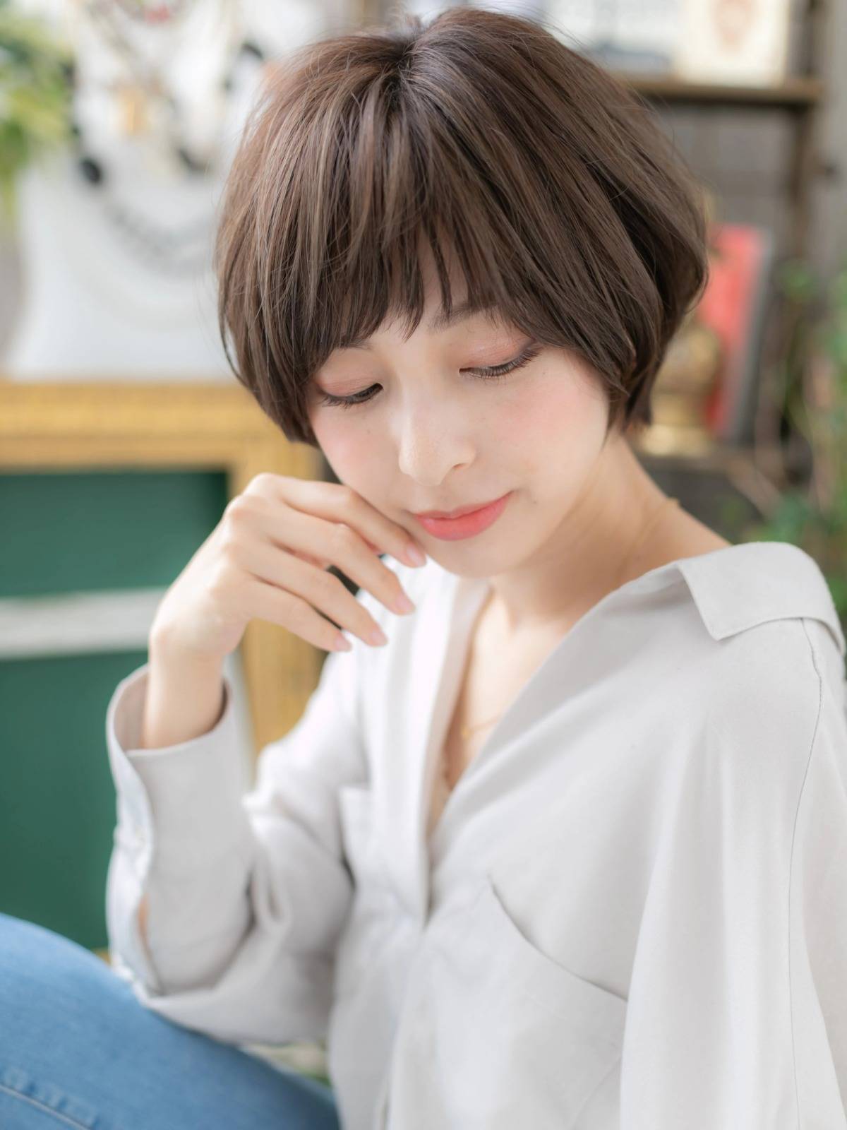 ひし形シルエットショート