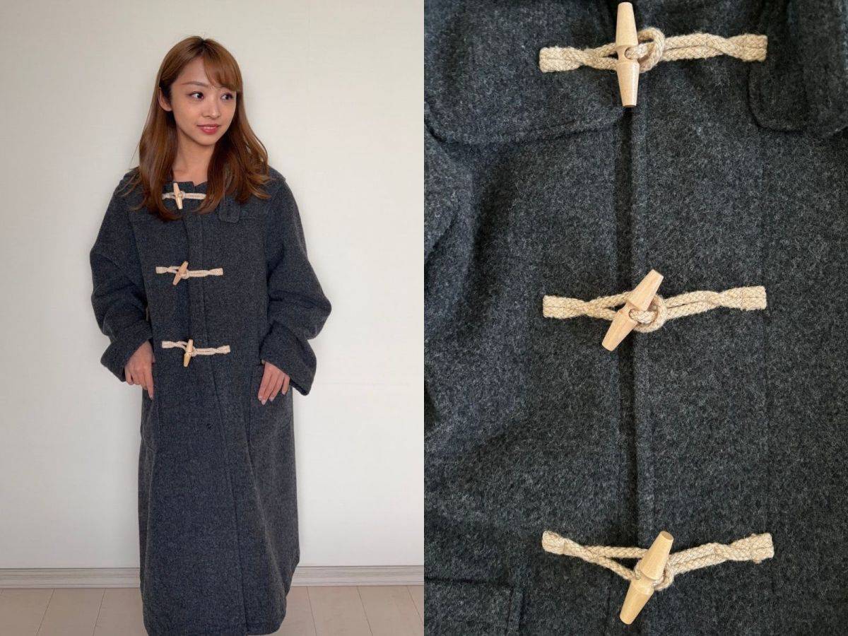 BEAMS BOY モッサー ロング ダッフルコート 25FW