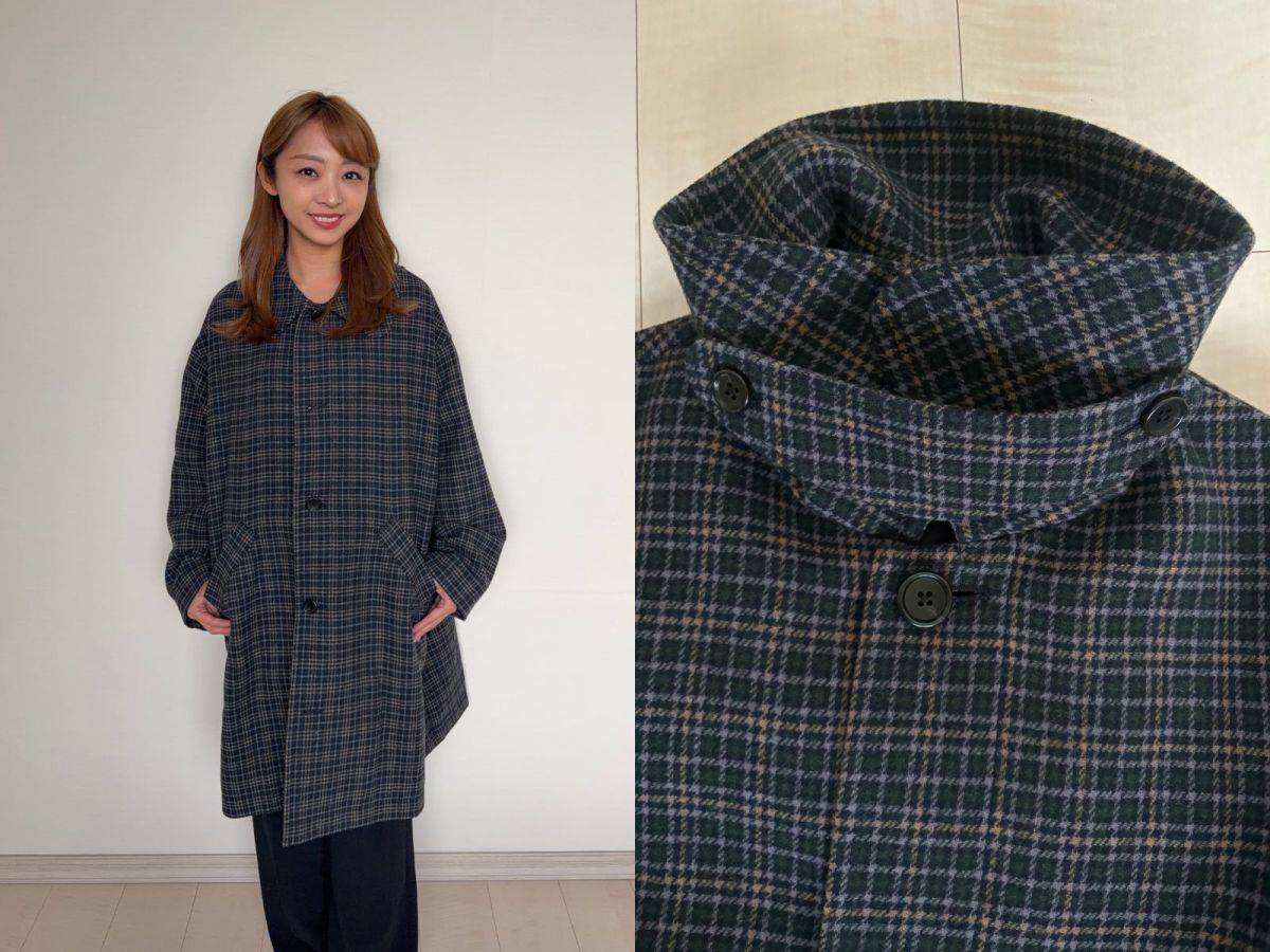 BEAMS BOY ガンクラブ チェック コート