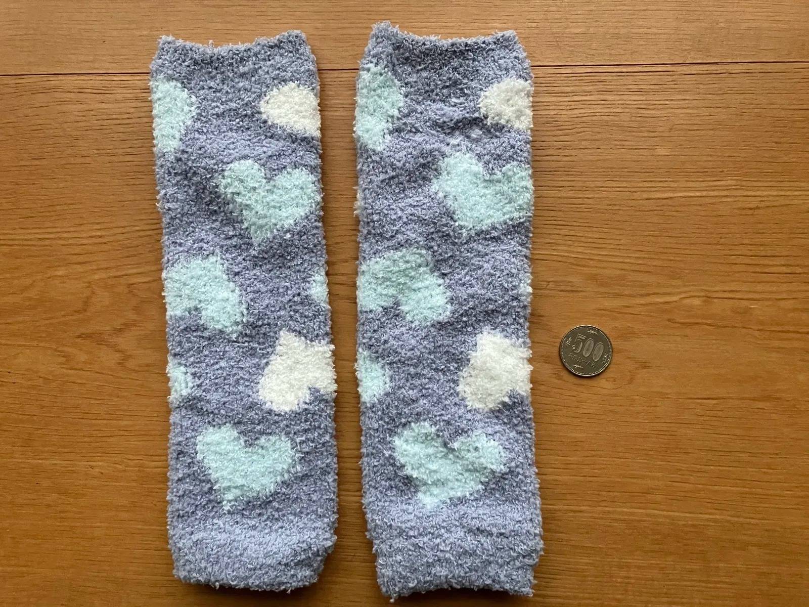 Seria(セリア):ふわふわレッグウォーマー