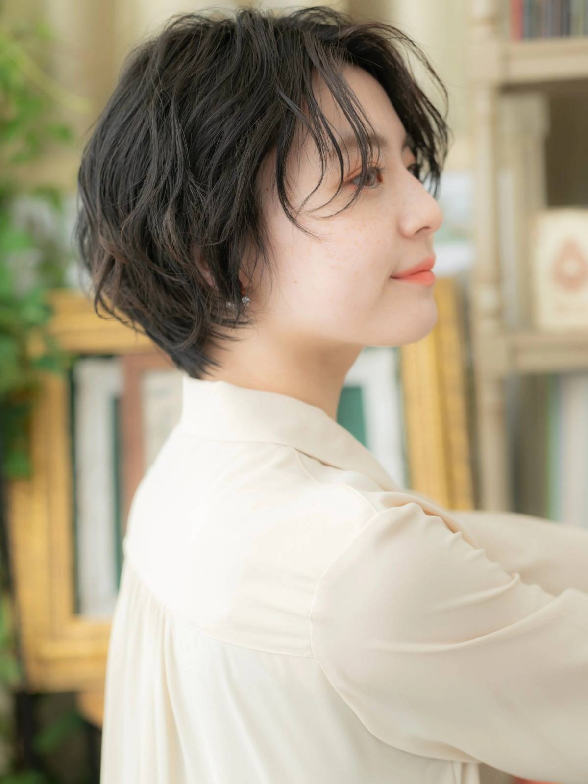 ゆるウェーブのウェットショート