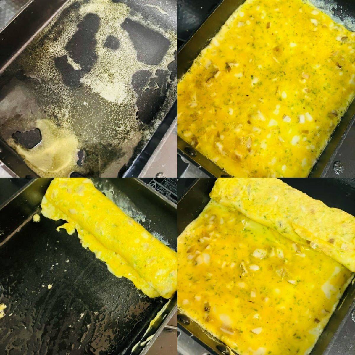 JAグループ公式の「舞茸入り◯甘めのバター風味の卵焼き」のレシピ