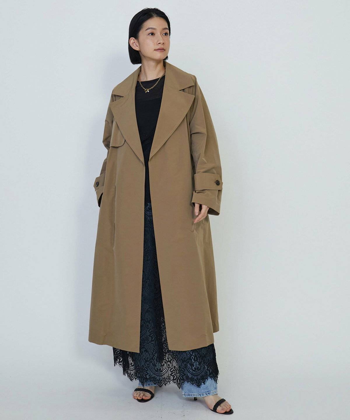 トレンチコートコーデ