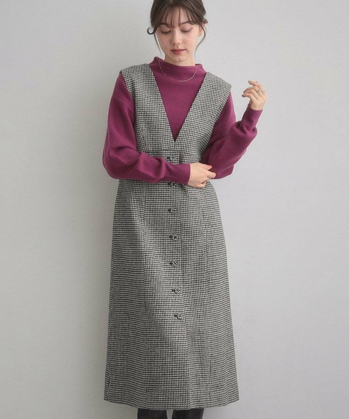 秋冬コーデの女性