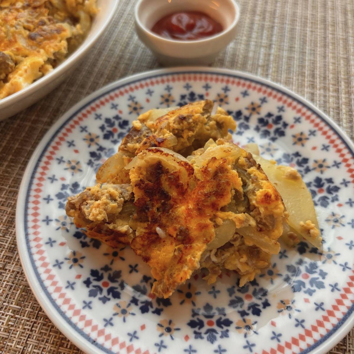 JAグループ公式の「ジャガイモ玉ねぎの簡単オムレツ」のレシピ