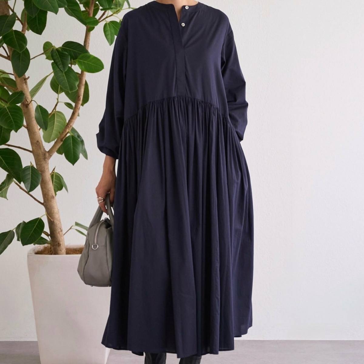 BEARDSLEY ギャザーワンピース