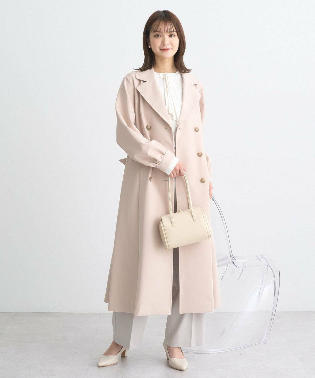 トレンチコートコーデ