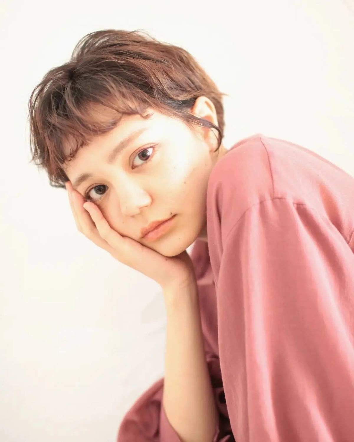 ショートバングのショート