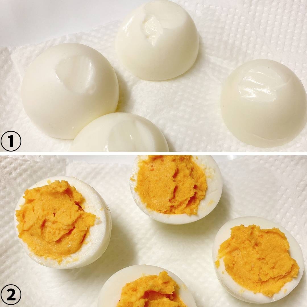 JA全農公式の「ミモザゆでたまご」のレシピ