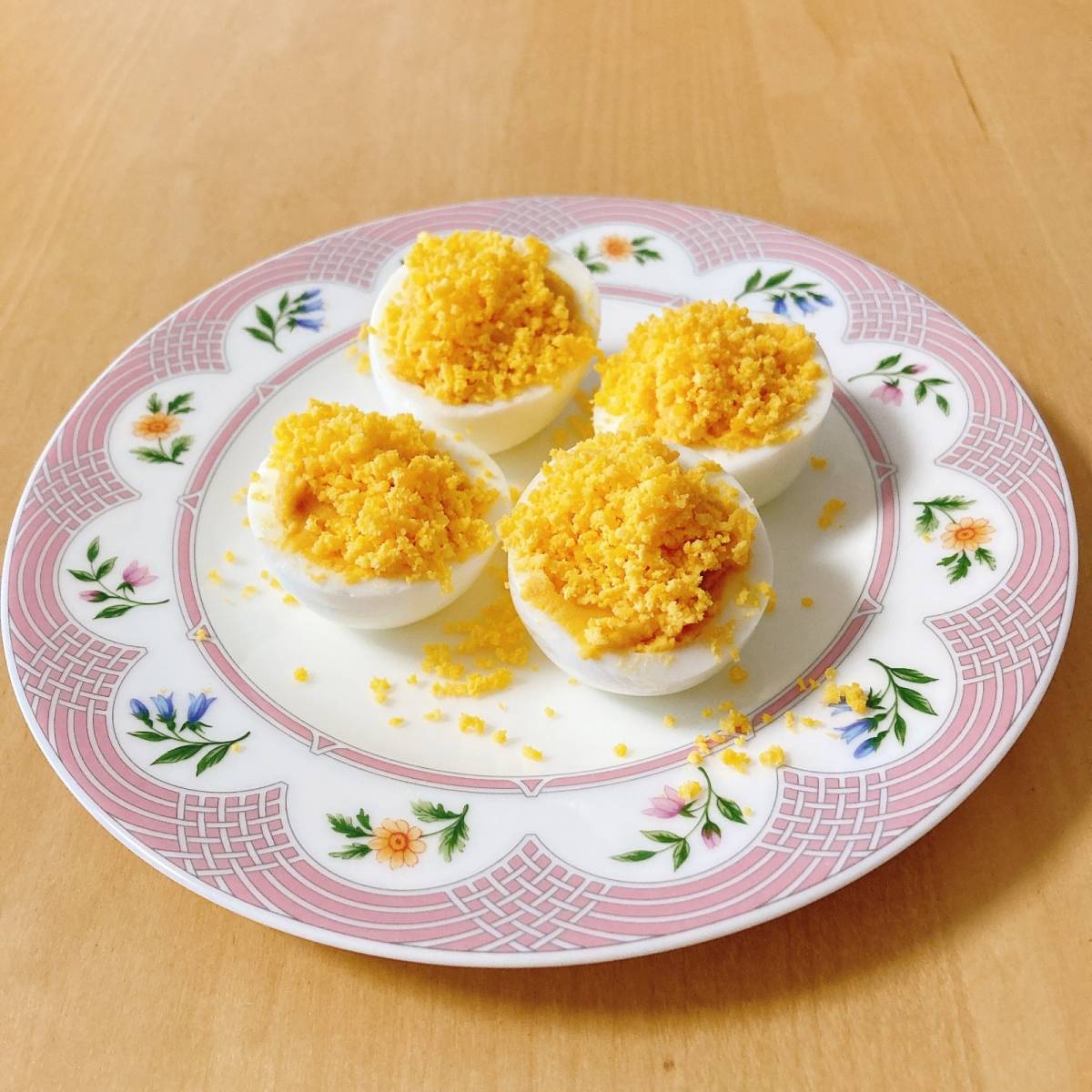 JA全農公式の「ミモザゆでたまご」のレシピ