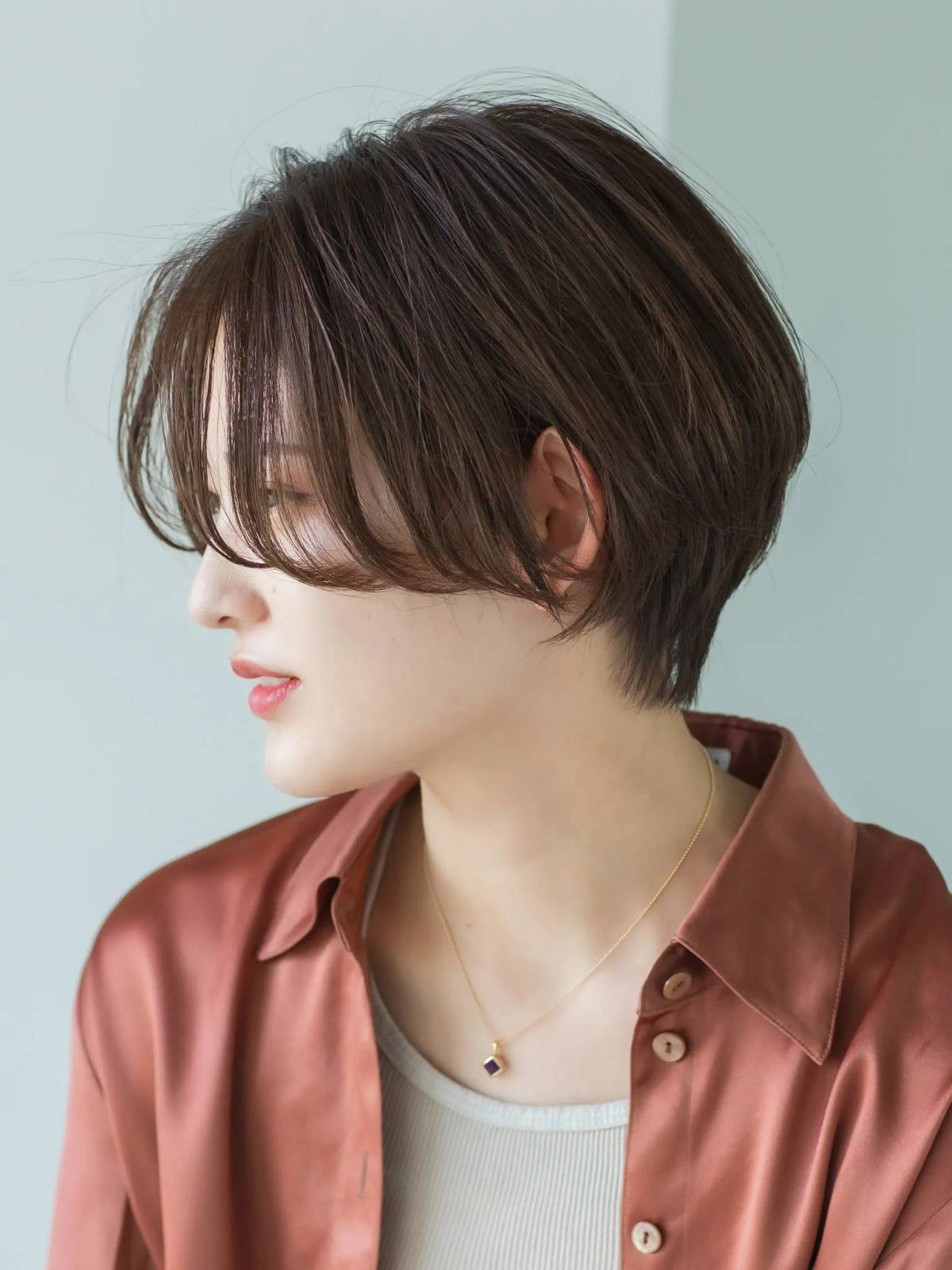 うざバングのひし形ショート