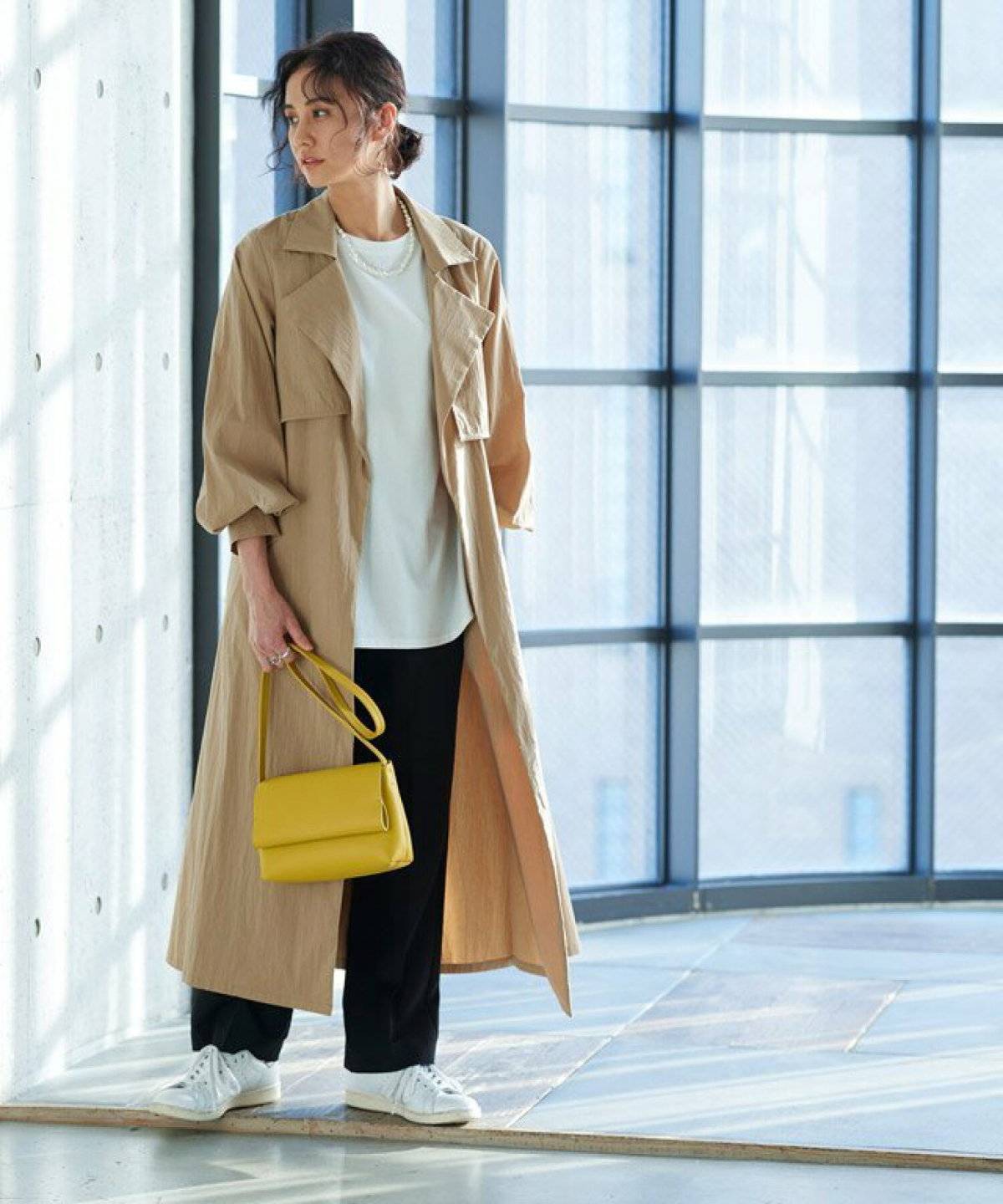トレンチコートコーデ