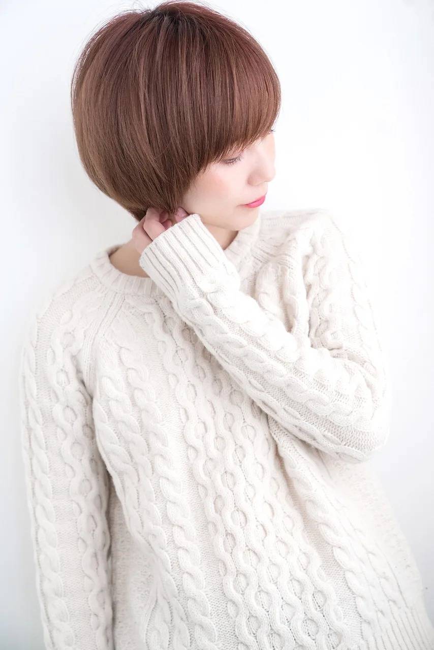 まとまり感丸みショート