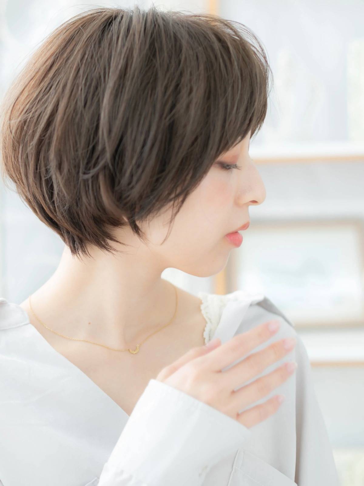 シンプルひし形ショート