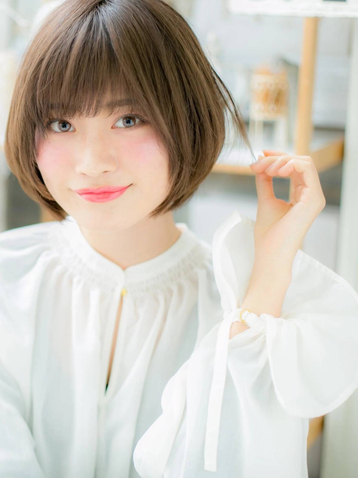 前下がりシンプルボブ