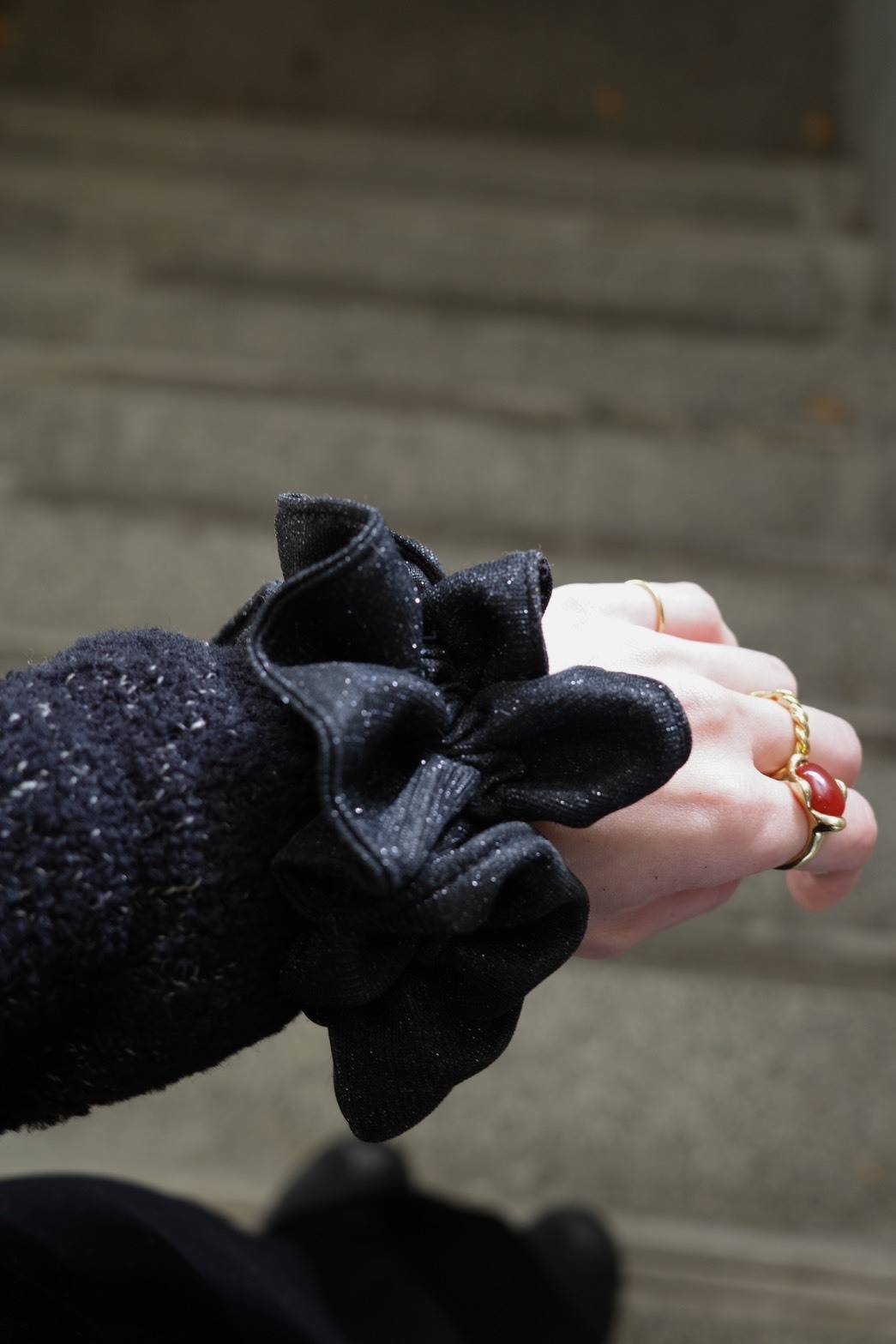 France Luxeのヘアアクセ「エイラ スクランチー」