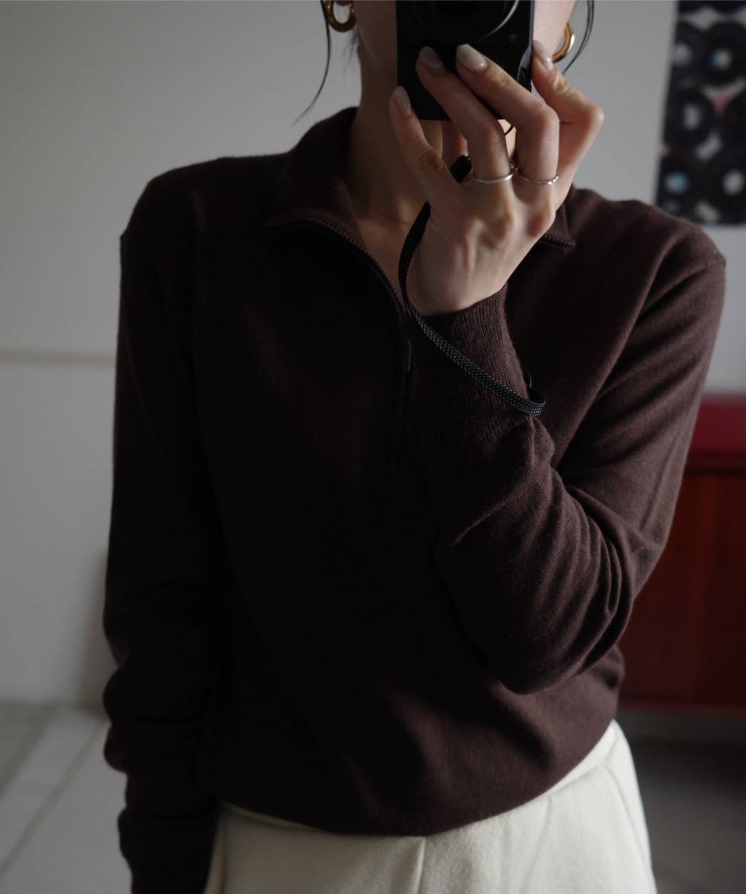 UNIQLO「メリノハーフジップセーター」