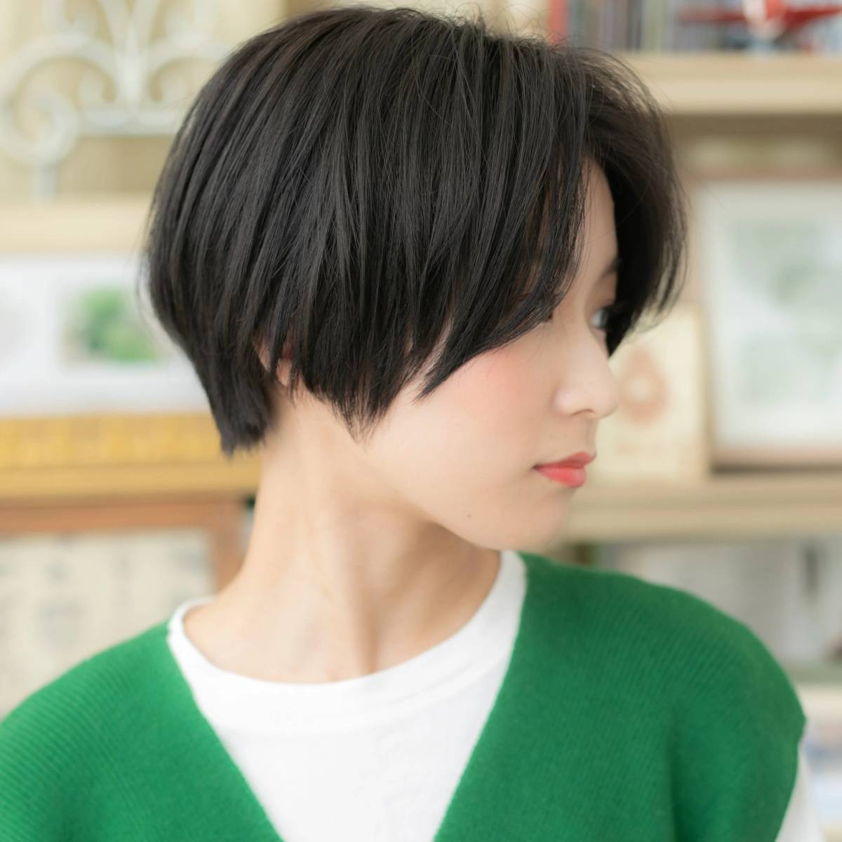 センターパートショート