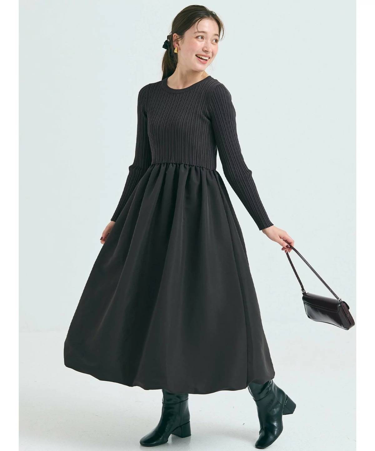 coca バルーンスカートドレス