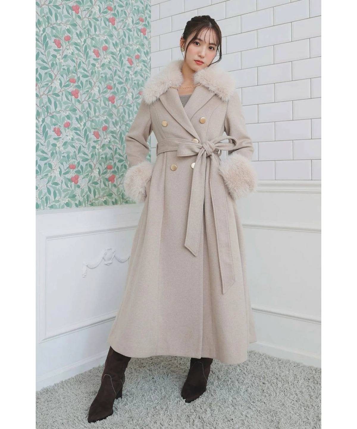 rienda 2WAYラグジュアリーレディーコート