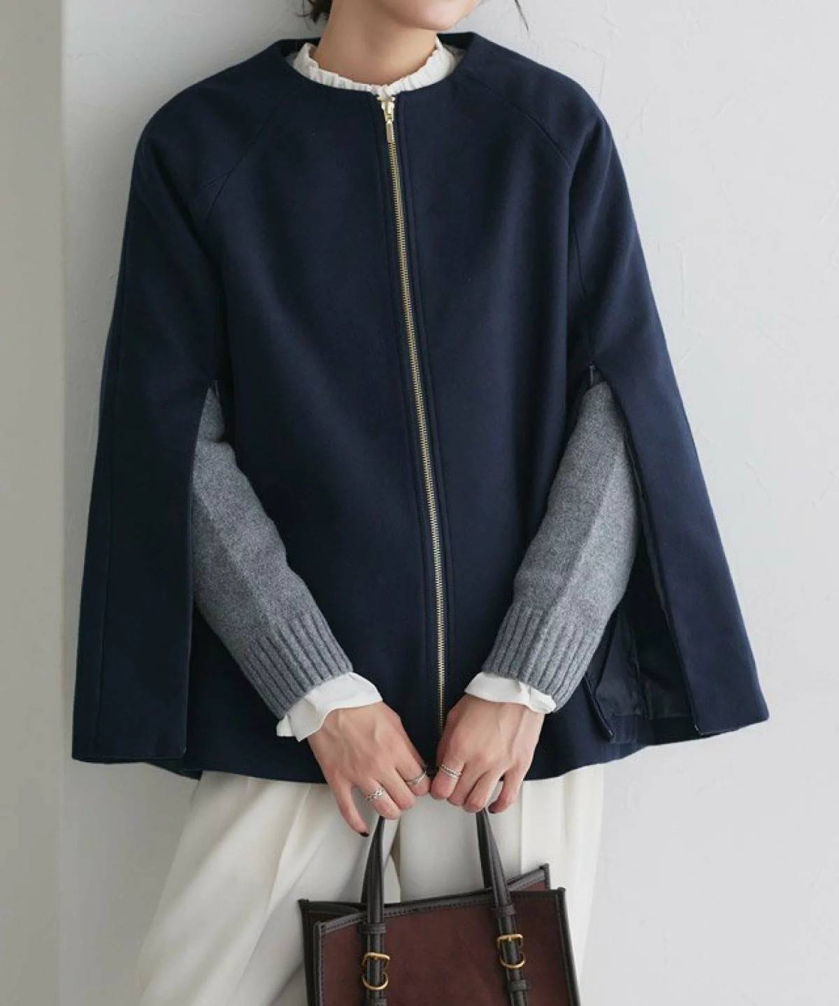 Pierrot 2wayケープ風コート