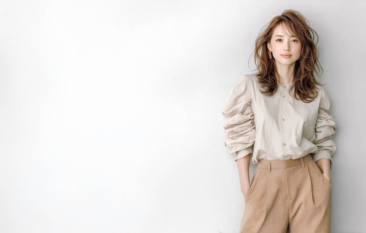 秋コーデのおしゃれな女性