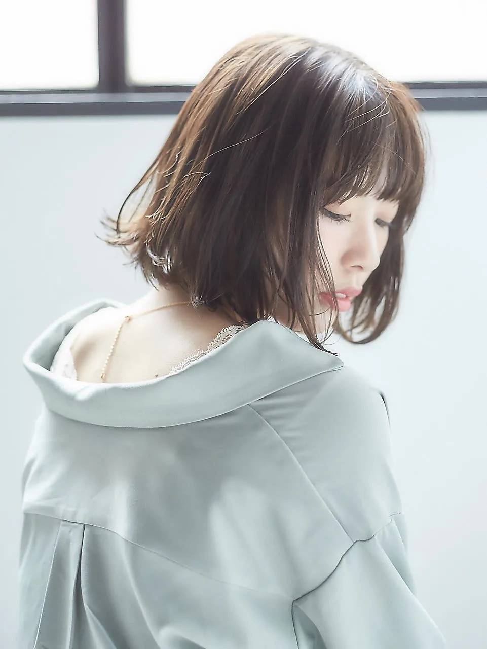 切りっぱなしのラフ感ボブ