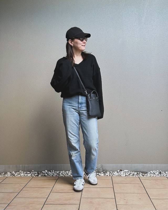 黒アイテムを合わせる♪