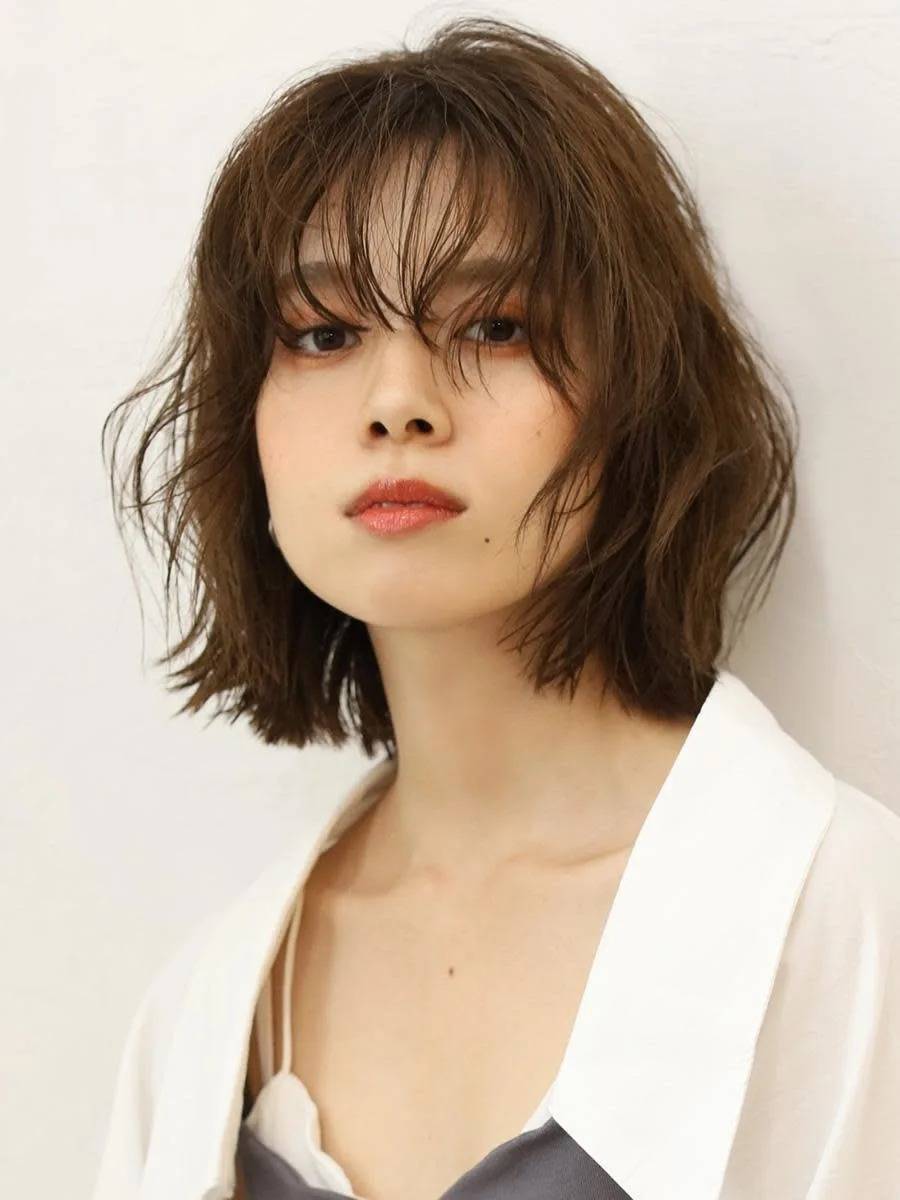 無造作すぎるボブ