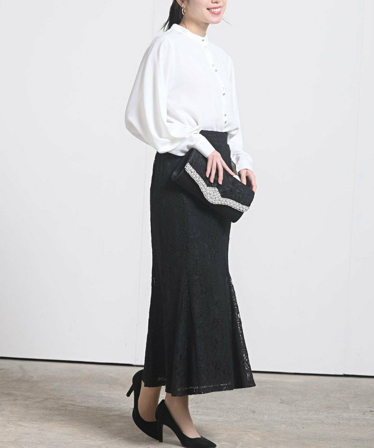 夏コーデの女性