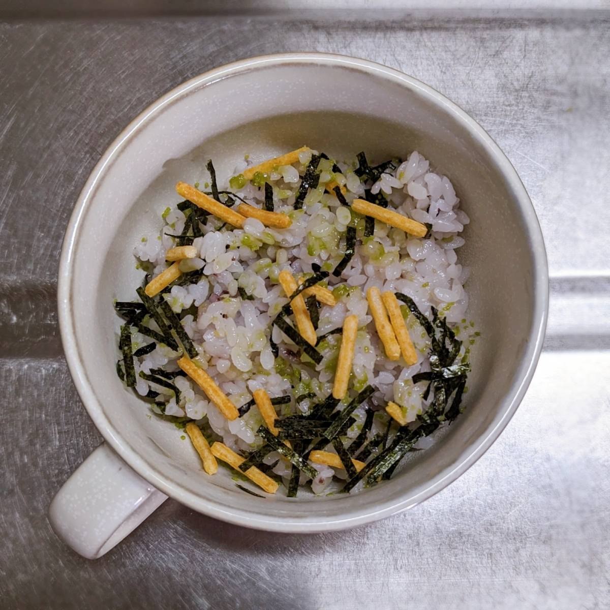 永谷園公式の「まるで和風リゾット!?豆乳茶づけ　〜基本編〜」のレシピ