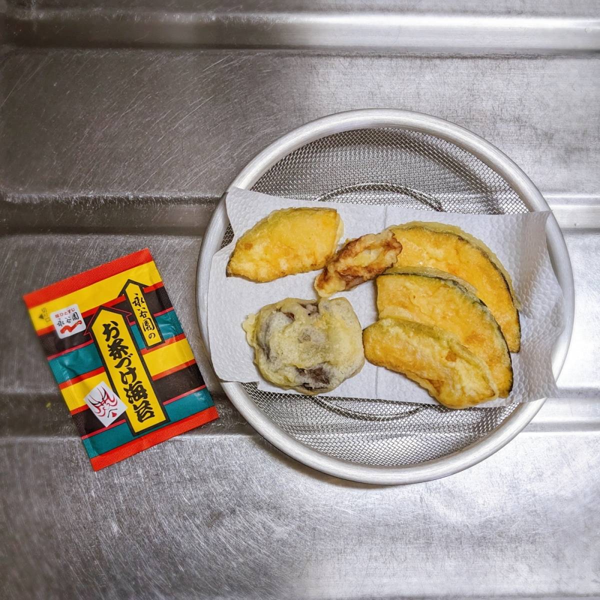 永谷園公式の「手軽に抹茶塩天ぷら」のレシピ