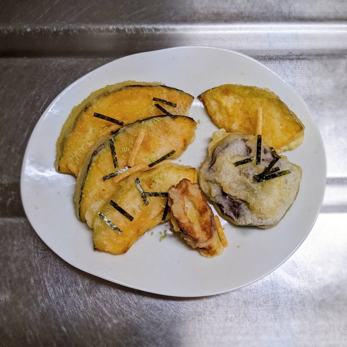 永谷園公式の「手軽に抹茶塩天ぷら」のレシピ