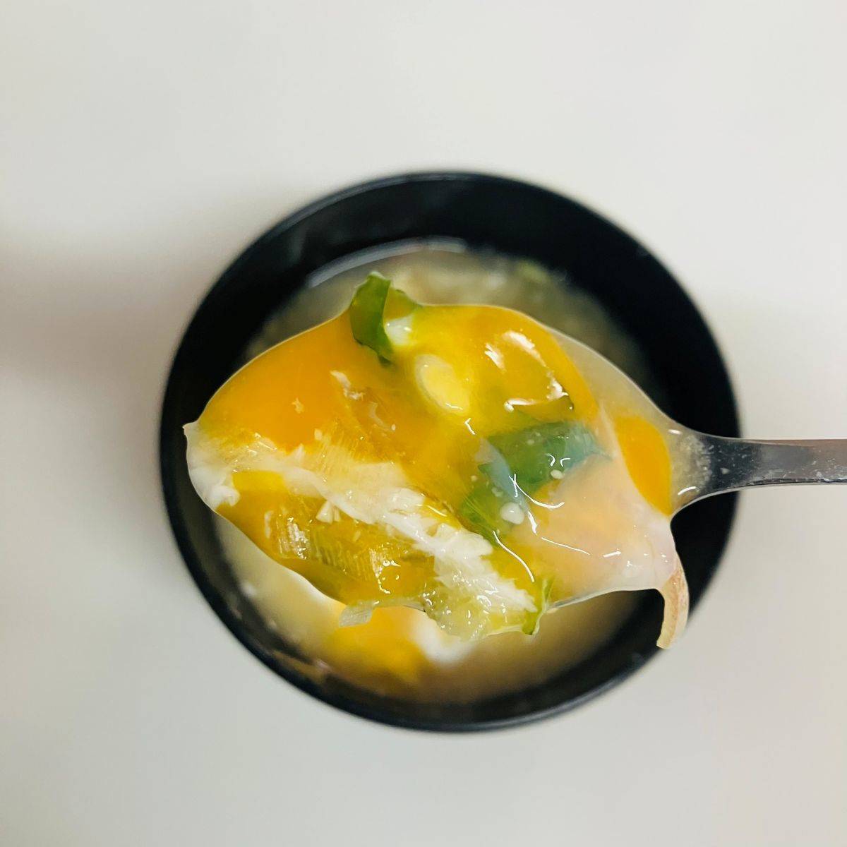 JA全農公式の「薬味とたまごの味噌汁」のレシピ