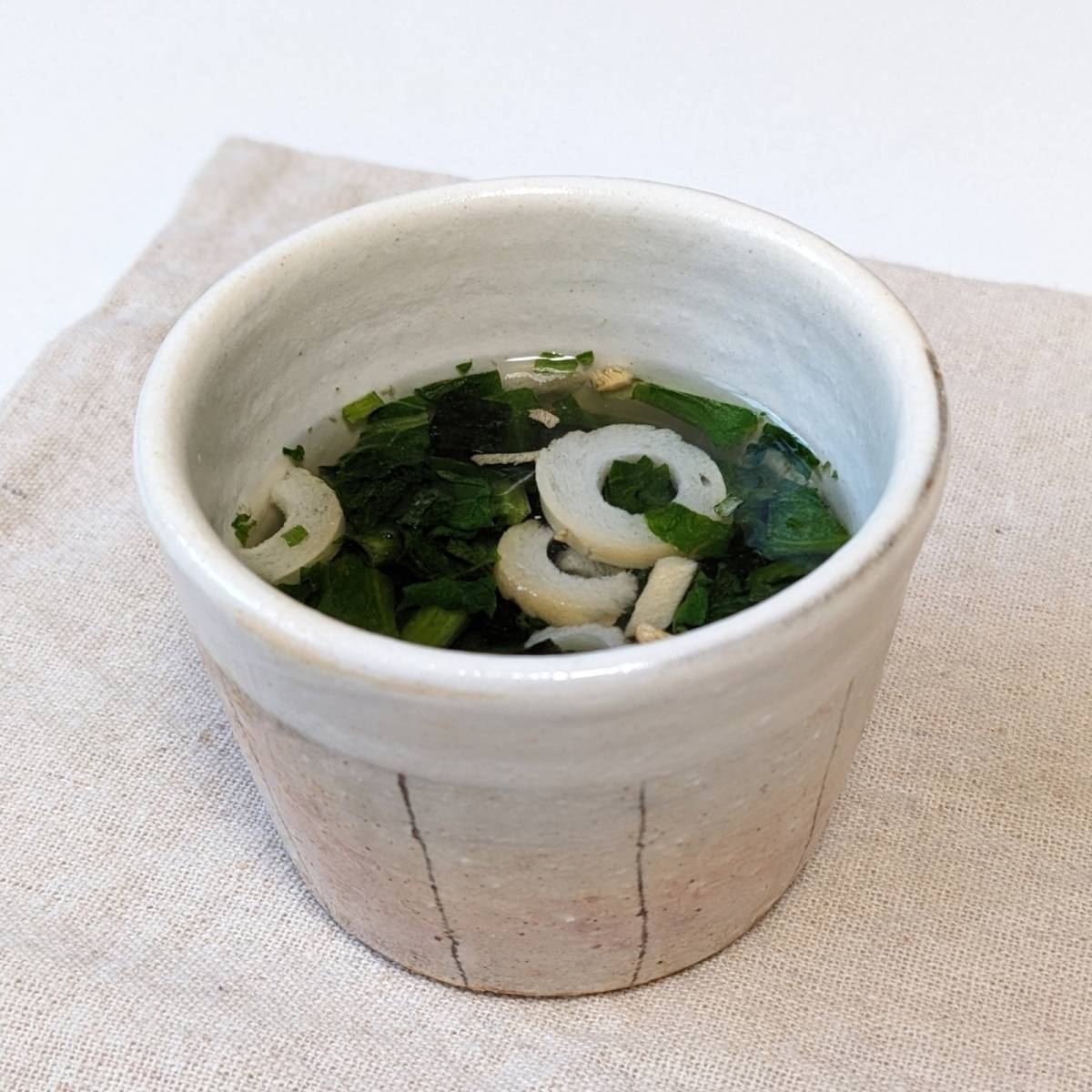 永谷園公式の「かぶの葉のお吸いもの」のレシピ