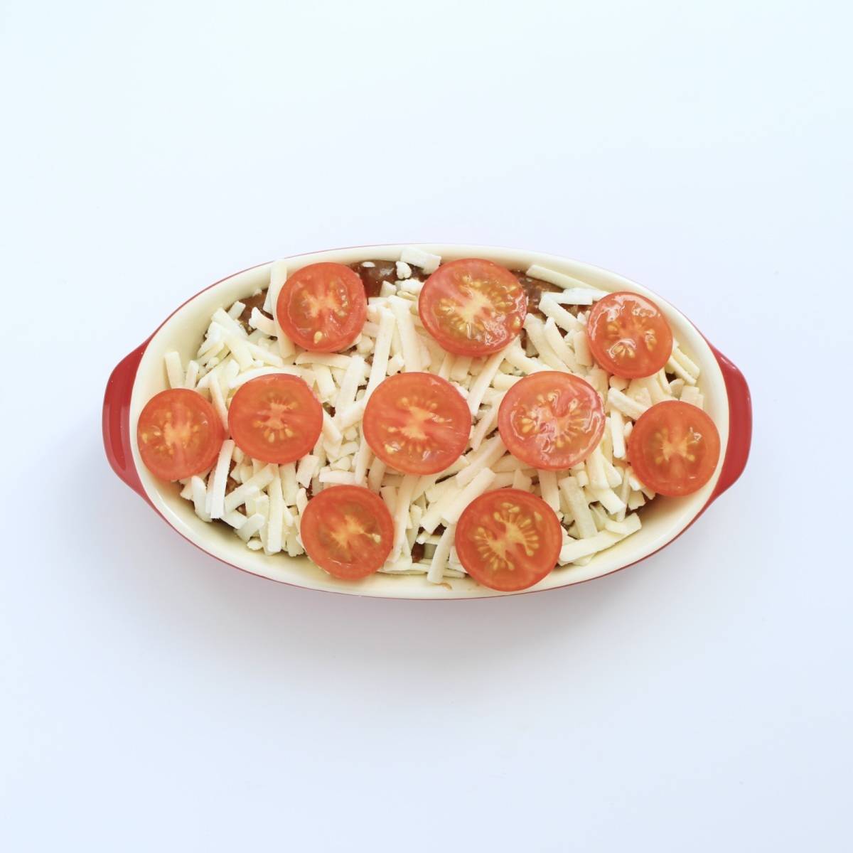 モランボン公式の「餃子の皮でカレーラザニア」のレシピ