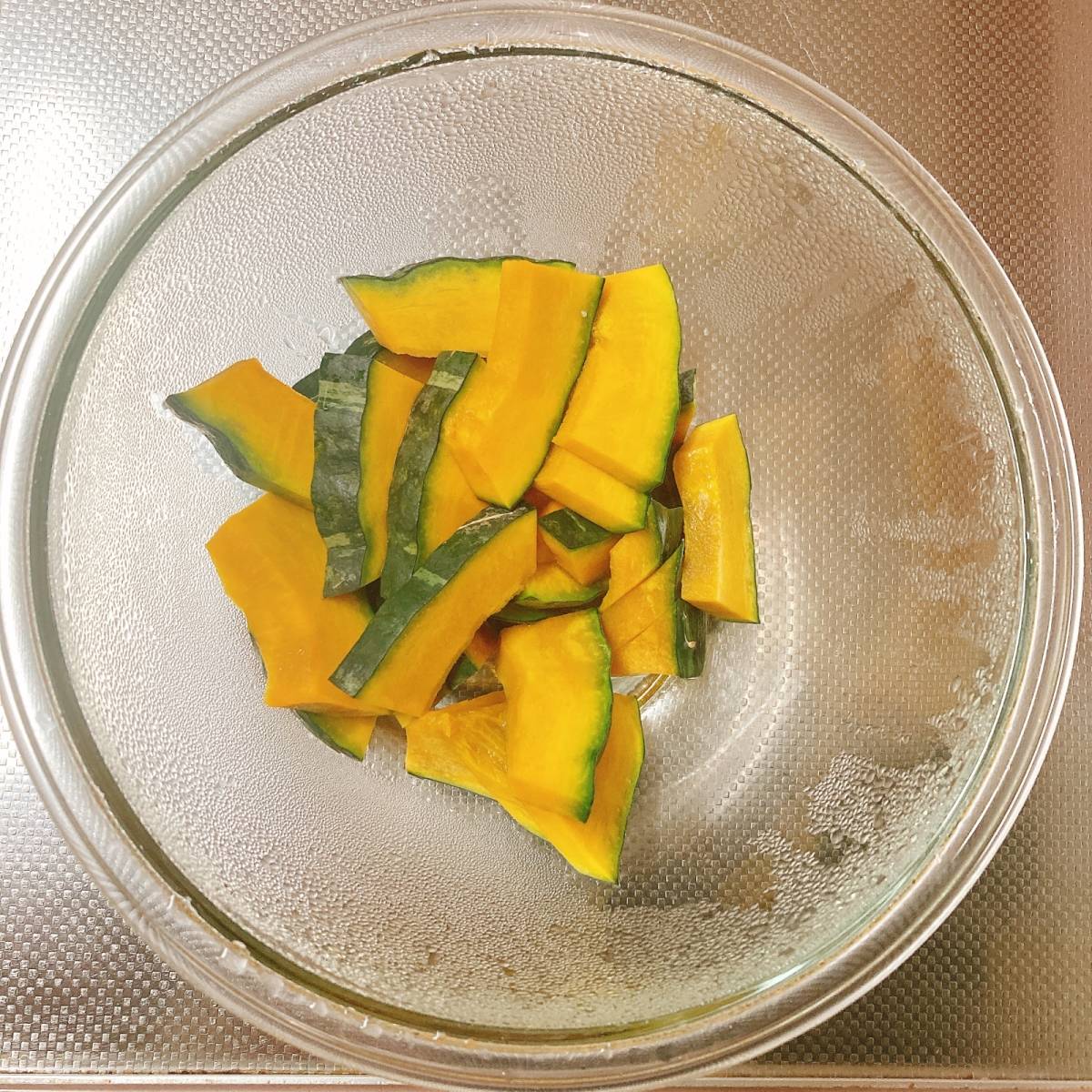 JAグループ公式の「かぼちゃのコッテリ炒め、チーズのせ」のレシピ